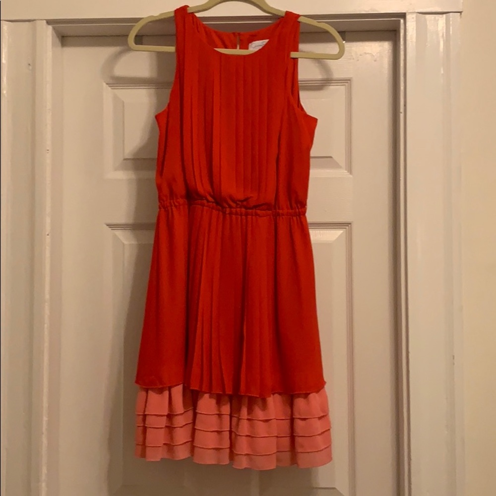 Jessica Simpson pleated dress.